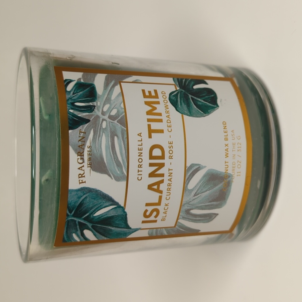 Fragrant Jewels Island Time Jewel Candle Size 9 Ring Citronella NEW